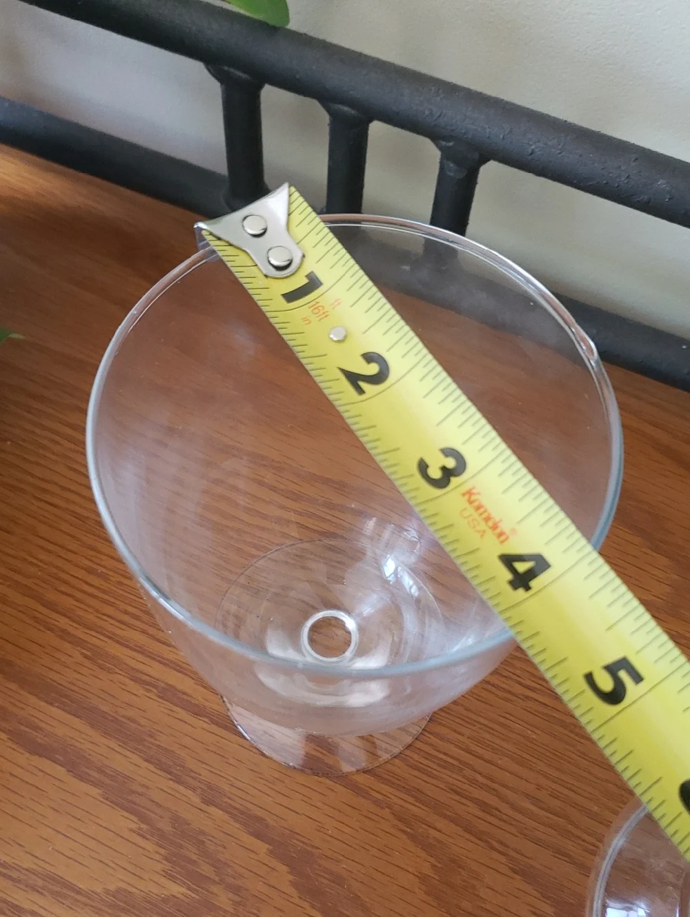 Vintage- Elegant Clear Glass Apothecary Jar